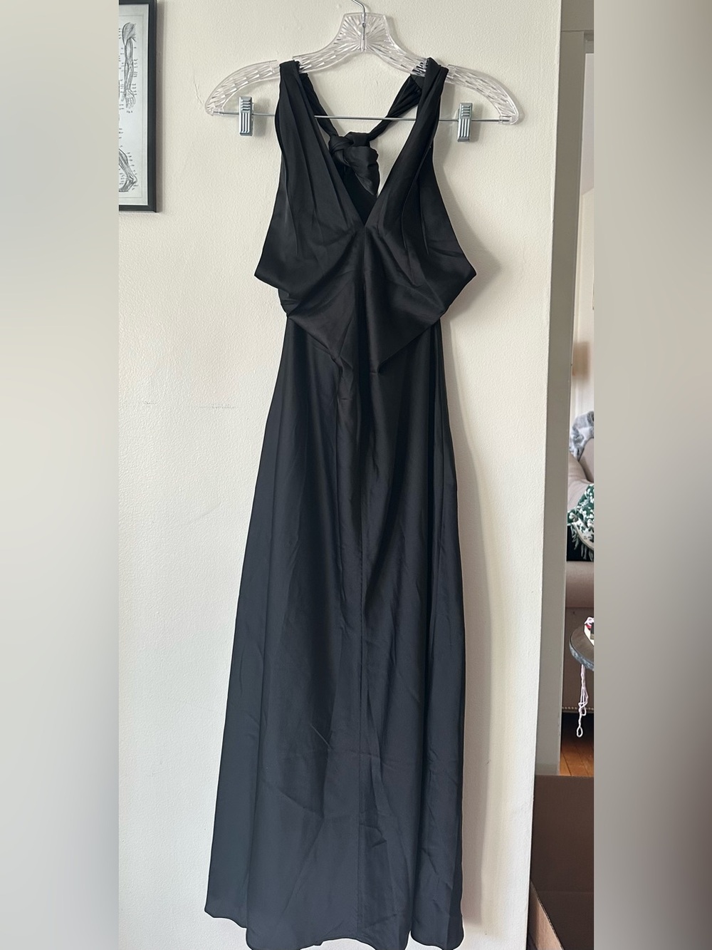 Women’s Black Halter Maxi Dress